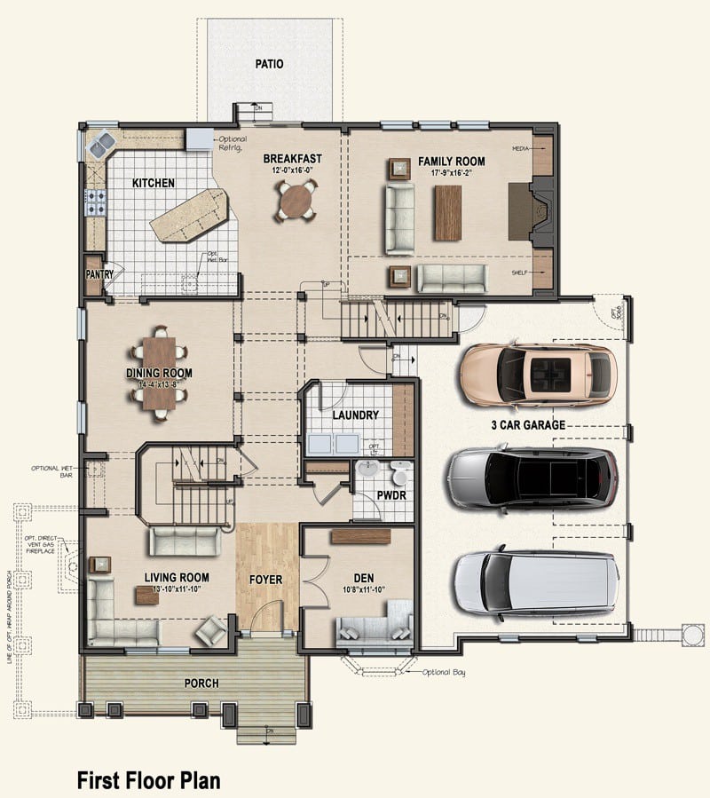 Plan 6 first floor plan