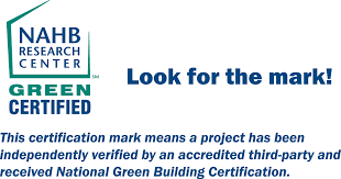 NAHB Research Center "green certified" logo