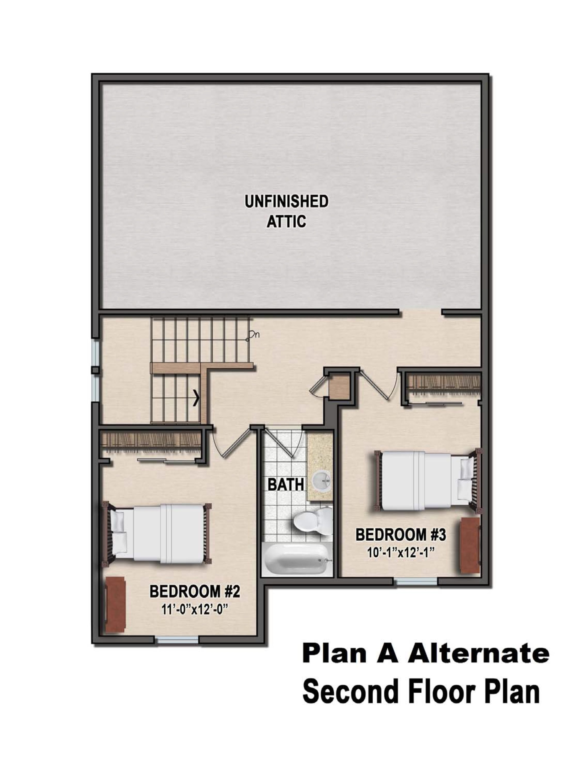 Second floor plan of riverview estates west easy living