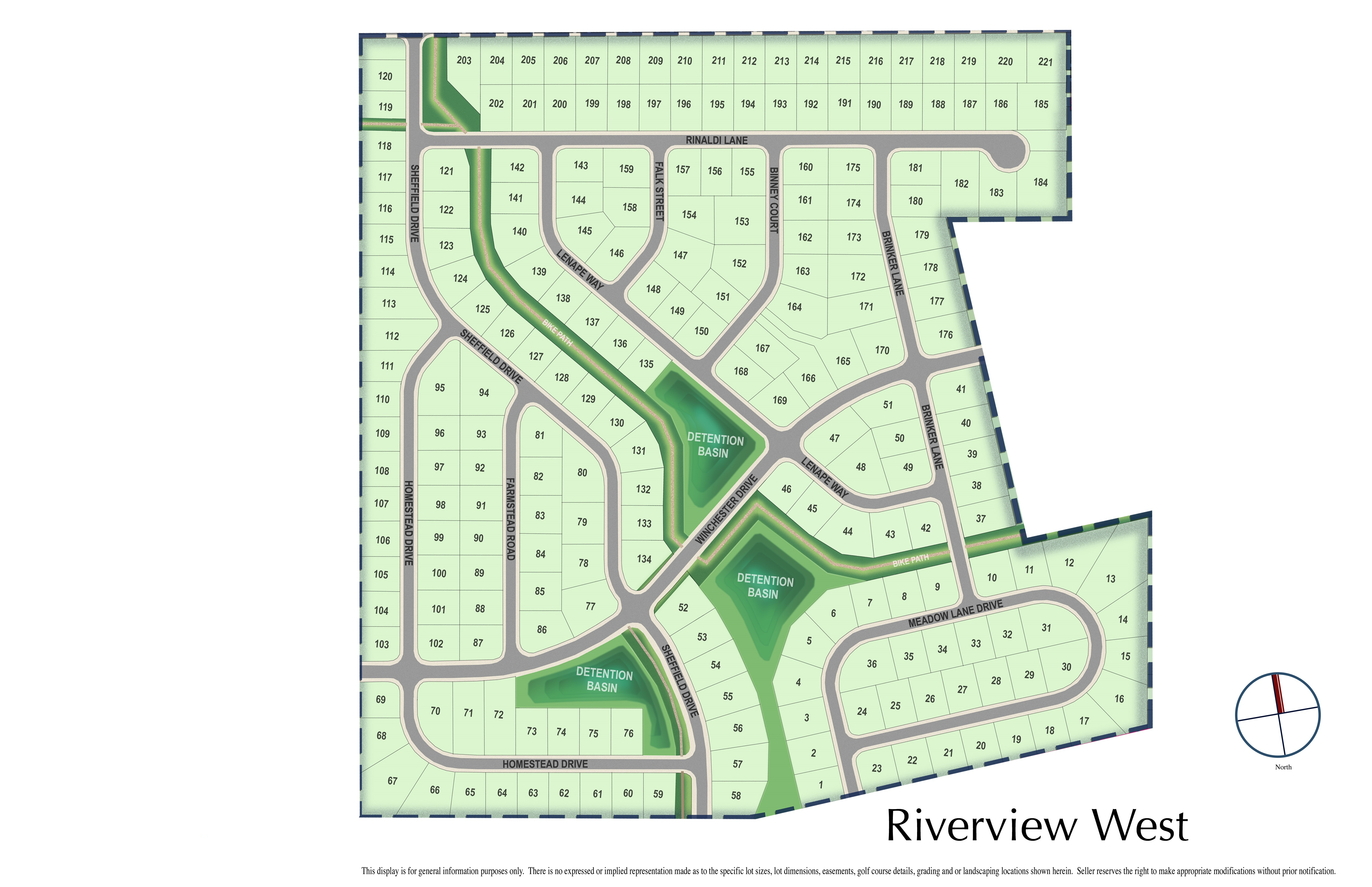 Map of riverview west community
